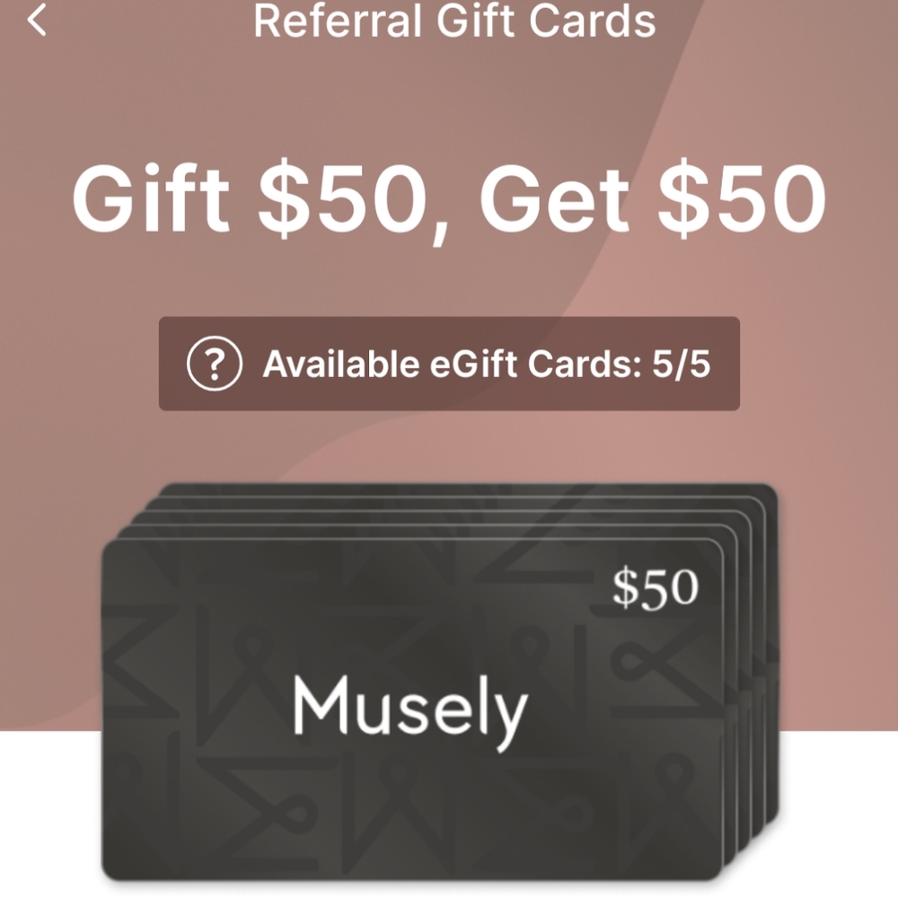 Muse Skincare Gift Card - Black
